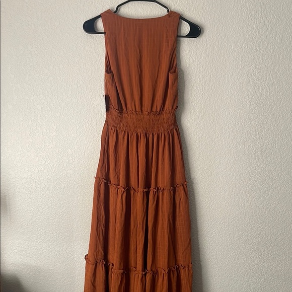 Taylor Women's Orange Maxi Dress - Picture 7 of 8